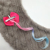 Cross-Border Supply New Children's Bow Cartoon Pony Unicorn Gradient Color Curly Wig Hair Accessories Barrettes