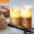 Simulation Swing Shaking Flame LED Candle Three-Piece Remote Control Electronic Candle