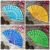 Color Rod Sequin Fan-Spring Chant Fan Embroidered Fan Kung Fu Dance Fan-Cheongsam Chinese Style Folding Fan-Wholesale Fan