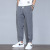 Men's Stretch Casual Pants Loose Ankle-Tied Straight Youth Trousers Korean Style Trendy Summer Thin Slim Fit Men's Pants