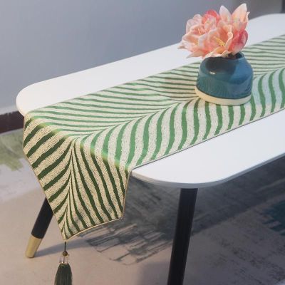 New Table Runner Modern Simple and Light Luxury Nordic Strip Entrance Cabinet Table Towel Model Room New Soft Chinese Style Bed Runner
