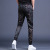 Summer Silky Ice Silk Anti-Wrinkle Men's Casual Pants Sweatpants Breathable Thin Printed Sports Trendy Light Luxury Cropped Pants
