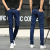 Four Seasons Main Push Jeans Men's Korean-Style Slim Fit Teenagers Skinny Pants Men's Wear & Black Men's Pencil Pants Trousers