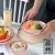 Nordic Ceramic Tableware Creative Golden Trim Ceramic Plate Mug Noodle Bowl Soup Bowl Rice Bowl