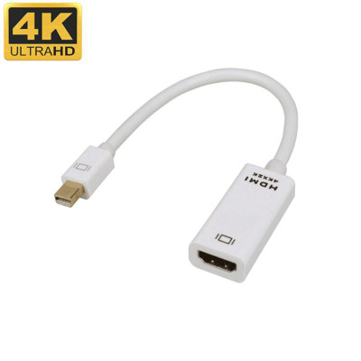 4K * 2K Mini DP to HDMI Mini DP to HDMI Adapter Cable Lightning Notebook to Television Line