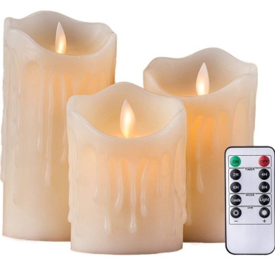 10 Button Remote Control Tear Swing Led Electronic Candle Light