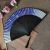 Pane Paint Fan-Large Row Folding Fan High-Grade Fan Silk Lady Chinese Style Folding Fan Craft Real Silk Female Fan