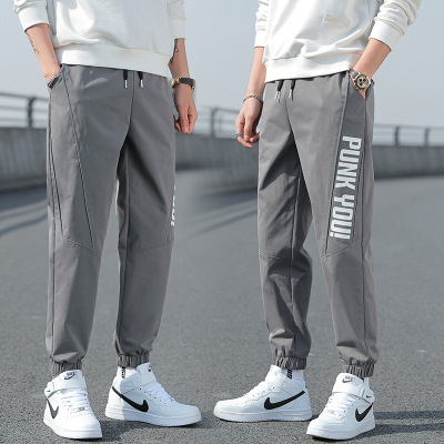 Workwear Pants Men's Korean-Style Trendy High Street Ins Fashion Brand Spring and Autumn All-Matching Sports Loose Casual Trousers