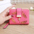Horizontal Square Korean Women's Wallet Small Hollow Leaves Flower Clutch Pu Short Coin Purse Ladies Card Holder