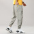 Dengjue Men's Japanese Casual Pants 2021 Spring New Trendy Ice Silk Loose Tappered Men's Track Pants