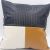 Factory Direct Supply New Light Luxury and Simplicity Style Leather Stripes Stitching Pillow Pillow Cover Hotel Household Wholesale