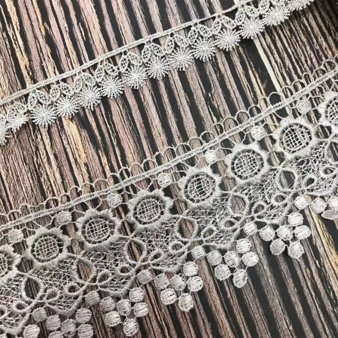 水溶刺绣花边 沙发垫DIY家居软饰床上用品布艺服装辅料定制