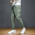 2021 New Lightweight Ice Silk Casual Pants Male Student Exercise Ankle-Tied Harem Pants Cropped Pants Men's Summer Pants