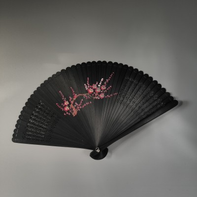 All Bamboo Hand-Painted Female Fan Archaic Folding Fan Boutique Female Fan Dance Fan Cheongsam Fan High-End Craft Gift Fan