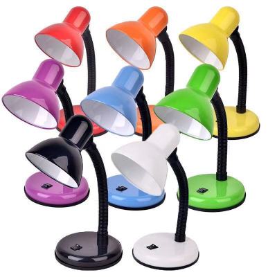 Factory Direct Sales Foreign Trade Iron Cover Student Export Dormitory Bedroom round Bottom Disc Eye Protection LED Desk Lamp