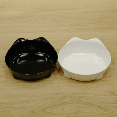 New Factory Direct Supply Pet Bowl Melamine Non-Slip Cute Cat Type Colorful Cat Ears Cat Bowl Pet Supplies