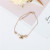 Creative Stainless Steel Small Hole Beads Series Mori Style Light Luxury Bracelet Simple Fashion Lucky Bell Titanium Steel Anklet
