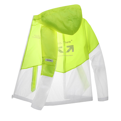 Sun-Proof Upper Garment Men's New UV-Resistant Men and Women Couple Wind Shield Youth Outdoor Leisure Hooded Sun Protection Clothing Men