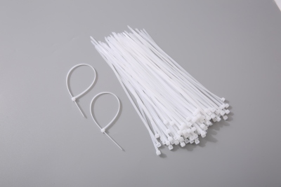 Multifunctional Zipper Tie White Zipper Cable Tie Various Sizes Nylon 66 Self-Locking Cable Tie Suitable for Outdoor