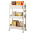 Kitchen Shelf Shelf Floor Multi-Layer Fruit and Vegetable Basket Storage Rack Household Mobile Trolley Storage Bookshelf
