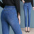 2021 Spring and Autumn New High Waist Jeans Casual Slim-Fit Figure Flattering Middle-Aged Women's Pants Mother's Straight Jeans for Women