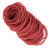 Factory Wholesale 38*1.4 Red Environmentally Friendly Vegetable Rubber Band Hairdressing Rubber Ring Rubber Band