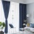 Shading Simple Modern Light Luxury Cotton and Linen Thickened Soundproof Living Room Bedroom Curtain