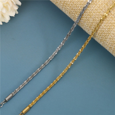 Titanium Steel Fashion Ornament Non-Fading High-Grade Light Luxury Bracelet Personality Temperamental Cold Style Bracelet