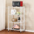 Installation-Free Folding Kitchen Storage Rack Floor Multilayer Storage Goods Shelf Microwave Oven Balcony Movable Storage Rack