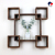 Square Socket S/5 Solid Wood Creative Wall Mounted Storage Rack Wall Hanging Wall Shelf Nordic Style Sm1215