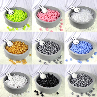 Marine Ball Thickened Children's Playground Toy Ball Factory Wholesale Macaron Color Plastic Bounce Ball