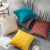 Nordic Style Cross-Border Home Pillow Cover Hexagonal Plaid Throw Pillowcase Velvet Solid Color Sofa Pillow Cover