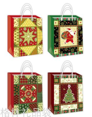 Christmas Gift Bag Christmas Paper Bag, Christmas Gift Bag, Coated Paper Bags Gift Bag