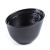 Vegetable Wringer Oblique Bowl Black Frosted Melamine Hot Pot Restaurant Melamine Imitation Porcelain Plastic Tableware Factory in Stock Wholesale