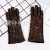 2021 New Autumn and Winter Warm Gloves Fashion Small Leopard Four-Finger Plum Touch Screen Women's Gloves