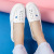 Factory Direct Sales Summer White Genuine Leather Nurse Shoes Women's Platform Shoes Breathable Not Tired Feet Comfortable Soft Bottom White Shoes