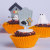 Cake Decoration Halloween Girl Inserts Decoration Children Cute Style Series Plug-in Cake Decoration Accessories and Decorations