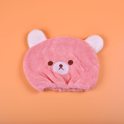 [Nalan Duo] Cartoon Cute Bear Hair-Drying Cap