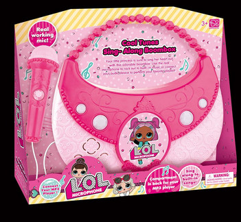 Handbag with Microphone with Light Music Princess Series Electric Toy Girl Toy