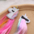 Cartoon Ice Princess Wig Long Braid Colorful Pony Headdress Unicorn Curly Hair Girl Children's Ornaments