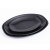 Rectangular Black Frosted Melamine Plate Melamine Imitation Porcelain Plastic Tableware Factory Direct in Stock Wholesale