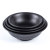 Soup Bowl Rice Bowl Ramen Bowl Black Frosted Melamine Bowl Melamine Imitation Porcelain Plastic Tableware Factory in Stock Wholesale