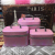 New Woven Small Plaid Storage Makeup Accessories Jewellery Three-Piece Cosmetic Case