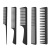 Amazon Tony Carbon Fiber Comb Ms. Long Hair Tail Comb Household Hairdressing Men's Anti-Dense Tooth Comb Static Electricity