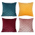 Solid color Swan velvet embroidered Square Lattice pillow case light luxury velvet sofa cushion cover