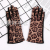 2021 New Autumn and Winter Warm Gloves Fashion Small Leopard Four-Finger Plum Touch Screen Women's Gloves