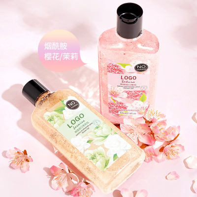 Nicotinamide Petal Shower Gel Gentle Cleansing Moisturizing Whitening Skin Color Hotel Hotel Shampoo Bath Lotion