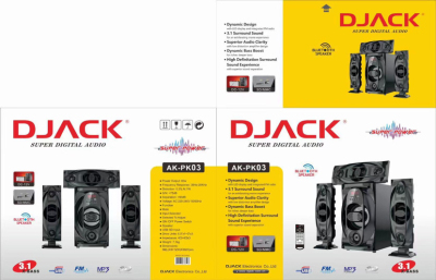 Speaker 3.1 Combination Audio, DJ Series, Exported to Africa, Middle East and Other Regions