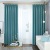 Pure color double-sided linen curtain modern simple  shade curtain can be customized cloth curtain cloth wholesale