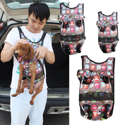European and American Style Pet Summer Chest Bag Dogs and Cats Outdoor Backpack Outing Pet Dog Dog Backpack Spot